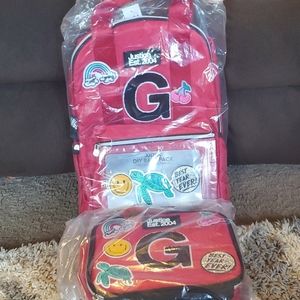 Backpack and lunch bag